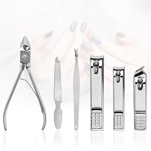 Yougai Nail Clippers set for Men and Womens Gift Manicure Set 18 Pieces Stainless Steel Manicure Kit,Nail Care Tools with Luxurious Travel Case thumbnail 3