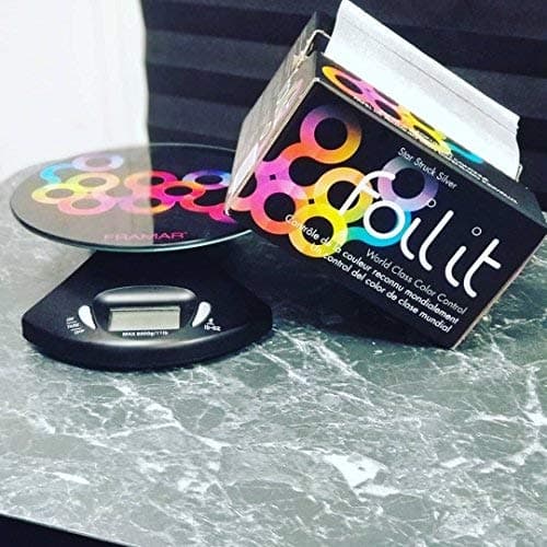 FRAMAR Hair Color Scale for Hair Salon - Digital Scale for Hair Color, for Kitchen, Food, Stylist, Easy to Clean, Accurate - Elegant Black thumbnail 8