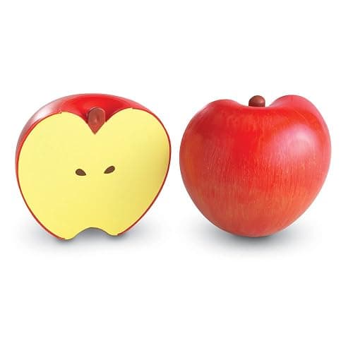 Learning Resources Magnetic Apple Fractions, Montessori Toys, Math Games, Play Food for Kids, Set of 10, Ages 5+ thumbnail 5