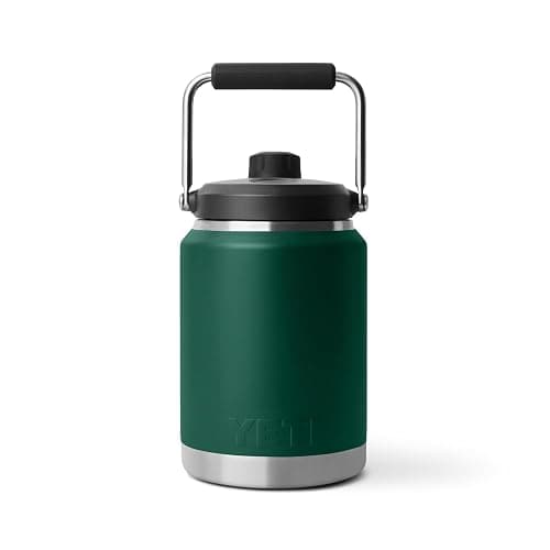 YETI Rambler Half Gallon Jug 2.0, Vacuum Insulated, Leakproof, Stainless Steel with MagCap, Black Forest Green thumbnail 6