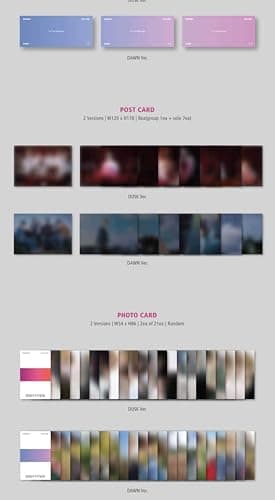 Enhypen Border : Day One 1st Mini Album Dawn Version CD+136p PhotoBook+Clear Story Cover+1p Bookmark+2p PhotoCard+1p PostCard+Tracking Sealed thumbnail 4