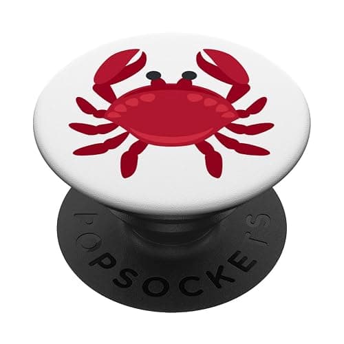Preppy Crab Nautical Phone Pop PopSockets Adhesive PopGrip - Image 1