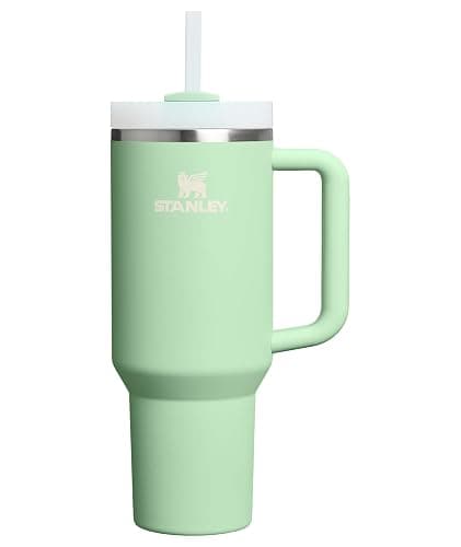 STANLEY Quencher H2.0 Tumbler with Handle and Straw 40 oz | Flowstate 3-Position Lid | Cup Holder Compatible for Travel | Insulated Stainless Steel Cup | BPA-Free | Pistachio - Image 1