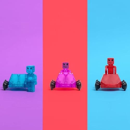 MAGNA-TILES Dashers 6-Piece Magnetic Construction Set, The Original Magnetic Building Brand, Small thumbnail 5