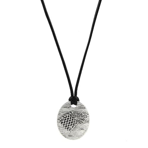 Lureme Game of Thrones House Stark of Winterfell Dire Wolf Pendant Necklace-Stark (nl005855-1) - Image 1