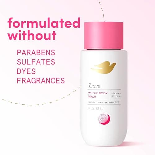 Dove Intimate Wash for Women - Gynecologist Tested Unscented Hydrating pH Optimized Feminine Wash For Sensitive Skin, 8 oz thumbnail 7