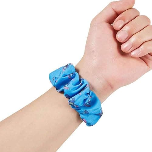 Cute Stitch Scrunchie Elastic Watch Band ，Adorable Gifts Ideas For women,Best friend,Compatible With apple iWatch Series 6/5/4/3/2/1,For Watch Band 38mm/40mm thumbnail 3