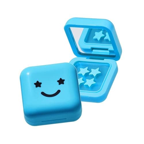 Starface Hydro-Star + Salicylic Acid Pimple Patches and Big Blue Compact, Helps Shrink and Soothe Deeper Spots, Cute Star Shape, Vegan, 32 count - Image 1