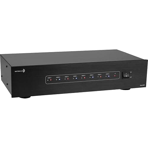 Dayton Audio Matrix88 APP Controlled Matrix Audio Switcher 8 Zones of inputs and outputs, 12V Trigger outputs, and RS232 Support - Image 1
