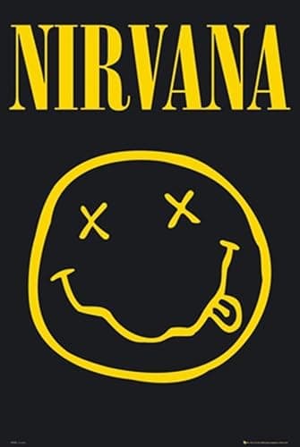 NIRVANA - Smiley Poster 24 x 36in - Image 1