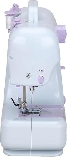 Beginner Sewing Machine,mini Sewing Machine Portable Electric Sewing Machine,12 Stitches Sewing with LED Light, Accessory Kit, Ideal for Clothing,Pillowcases,Sheet. thumbnail 8