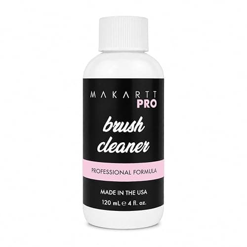 MakarttPro Professional Nail Brush Cleaner & Conditioner, Acrylic Nail Prep & Sanitation Solution for Kolinsky & Acrylic Nail Brushes, Prevents Hardening, Extends Brush Life, Made in USA, 4oz / 118ml - Image 1