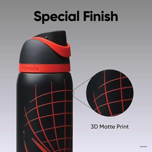 Owala Marvel FreeSip Stainless Steel Water Bottle 32 oz Night Watch thumbnail 5
