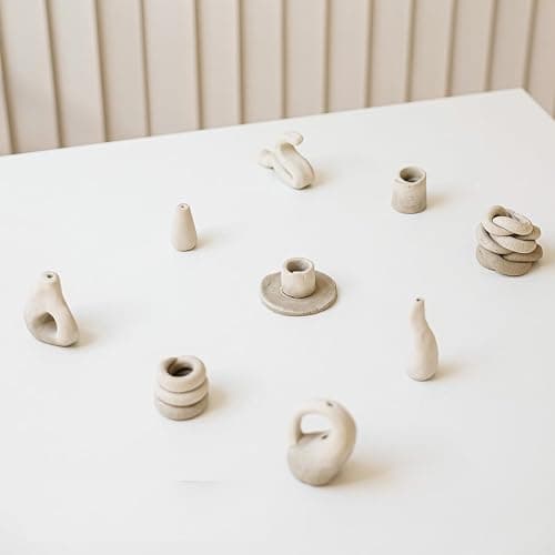 ReArt Oven Bake Polymer Clay White, Non Toxic 4.4Lbs with Pottery Tools & Paint Brushes Great for Modeling, Sculpting, Holiday, DIY Jewelry Making Projects. Great for All Skill Levels (White & Tools) thumbnail 6