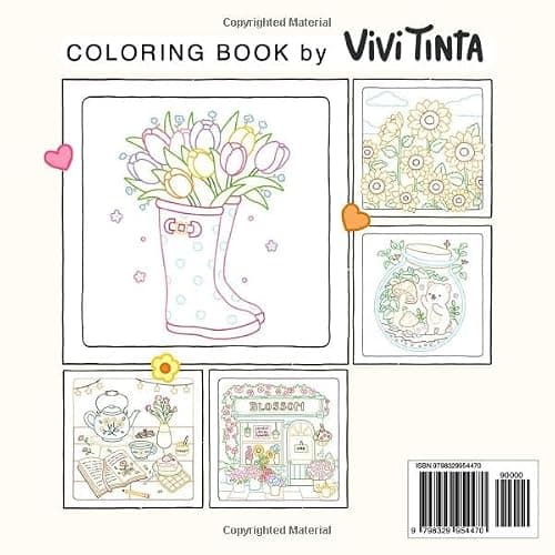 Color By Line: Coloring Book for Relaxation Featuring Vibrant Colored Outlines thumbnail 2