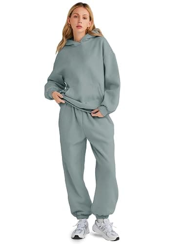 AUTOMET Womens 2 Piece Outfits Lounge Hoodie Sweatsuit Sets Plus Size Fall Fashion Clothes Airport Travel Pants Tracksuits thumbnail 2