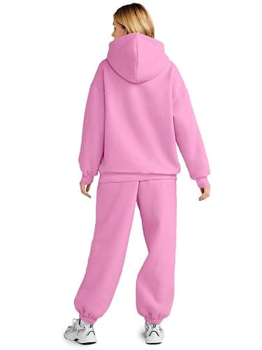 AUTOMET Womens 2 Piece Outfits Lounge Hoodie Sweatsuit Sets Plus Size Fall Fashion Clothes Airport Travel Pants Tracksuits thumbnail 3