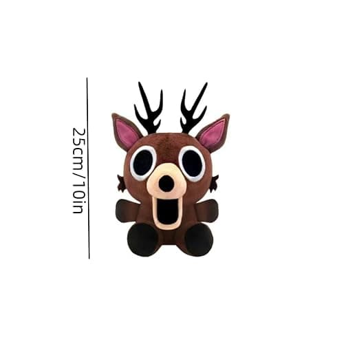 MaMiDay 99 fforest Plush, 10 Inch Soft Stuffed Animal, Brown Deer Collectible Gaming Character,Collectible Stuffed Animals Dolls thumbnail 2