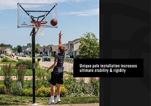 Silverback NXT 54" and NXT 60" In-Ground Basketball Hoops with Adjustable-Height Basketball Goal Backboard and QuickPlay Design thumbnail 3