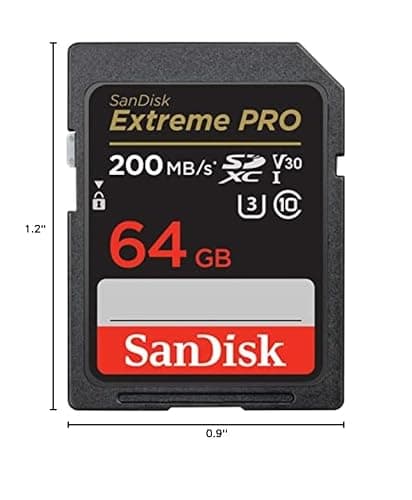 SanDisk 64GB Extreme PRO SDXC UHS-I Memory Card - C10, U3, V30, 4K UHD, SD Card - SDSDXXU-064G-GN4IN thumbnail 7