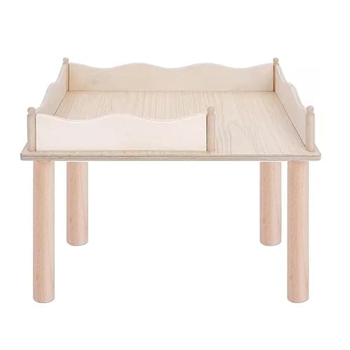 Niteangel Hamster Play Wooden Platform & Multi-Chamber Series Maze Fence for Dwarf Syrian Hamsters Gerbils Mice Degus or Other Small Pets (for 2 Chamber Hideout-Large) - Image 1