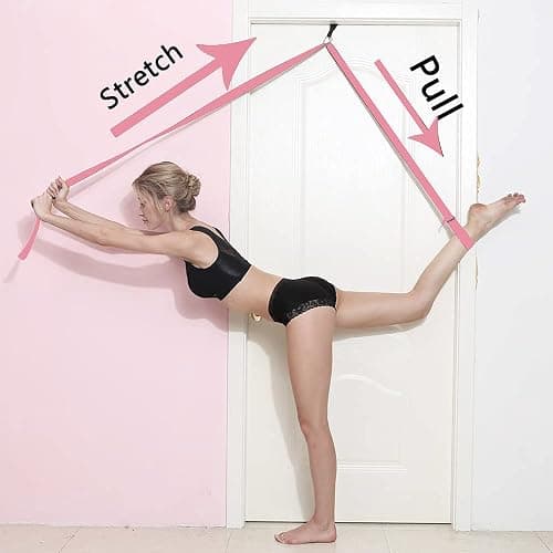 tchrules Door Leg Stretcher, Door Flexibility & Stretching Leg Strap - Great for Ballet Cheer Dance Gymnastics or Any Sport Leg Stretcher Door Flexibility Trainer Premium Stretching Equipment thumbnail 4