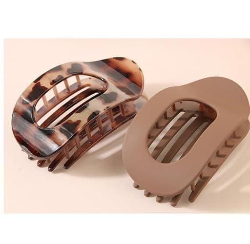Hailoyearn Flat Hair Clips,4/6 PC Versatile Duckbill,Strong Hold No Slip Flat Claw Clip for Everyday Use,Stylish & Practical. (4PC-3) thumbnail 5