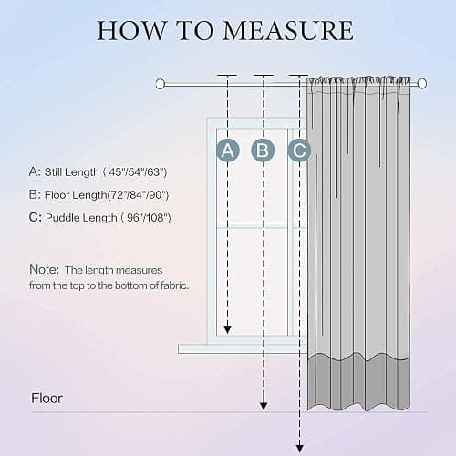 MIULEE 2 Panels White Sheer Curtains for Living Room 54 X 84 Inches | Window, Solid Color, Elegant Window Voile Panels, Bedroom, Living Room, Drapes, Treatment thumbnail 6