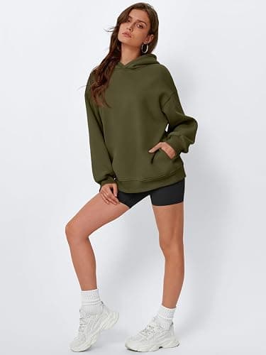 EFAN Womens Oversized Hoodies Fleece Hooded Sweatshirts Fall Fashion Outfits 2025 Cute Clothes with Pockets thumbnail 5