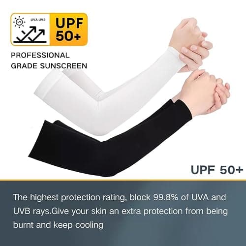 2XK-NOV Armstulpen Damen Armschoner Volleyball - Hochwertige Rutschfeste Armlinge Kompressions Manschetten für Herren und Damen, UPF50+, Arm Sleeves Sport, 2 Paar thumbnail 2