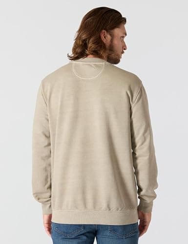 Carhartt mens Relaxed Fit Midweight Garment Dye French Terry Crewneck Pocket Sweatshirt thumbnail 3
