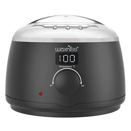 waxkiss Digital Hair Removal Warmer with See-Through Lid and 14oz Pot - Image 1