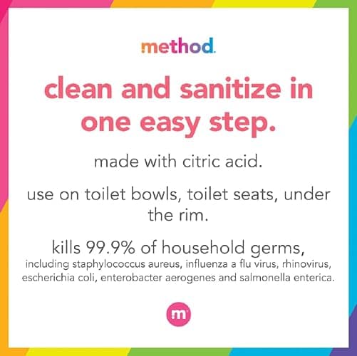 Method Antibacterial Toilet Bowl Cleaner, Spearmint, Kills 99.9% of Household Germs, 24 Fl Oz thumbnail 3