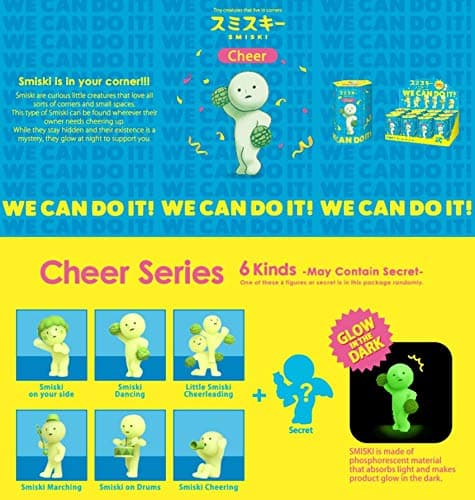 Smiski Glow in The Dark Figure, Cheer Series, Random Style, 1 Pack thumbnail 3