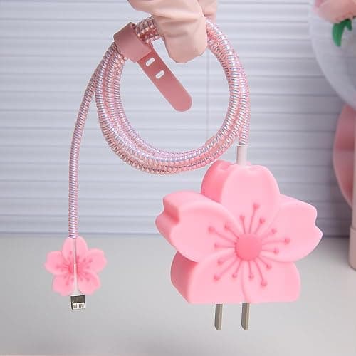 Yluirktfa Charger Cover Compatible With iPhone 20W USB-C Power Adapter - 3D Cute Cartoon Design Cable Protector Wire Protective Case for iPhone 16 15 14 13 12 11 Pro Max, 198 thumbnail 5