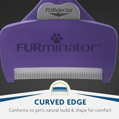 FURminator deShedding Tool For Medium/Large Cats, Short Hair, Removes Loose Hair From Shedding thumbnail 3