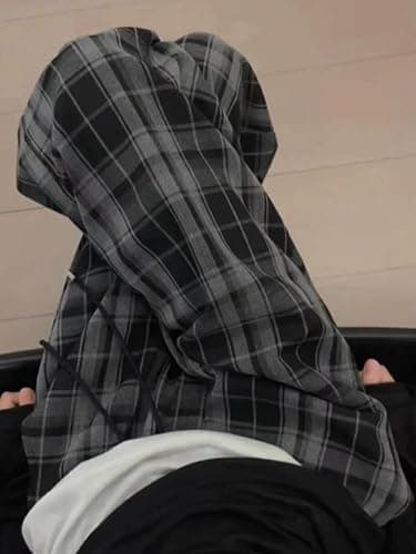 Grunge Lounge Vintage Clothes Goth Emo Clothes Plaid Pants thumbnail 3