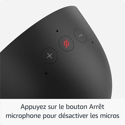 Amazon Echo Spot (Nouvelle génération) | Réveil connecté avec un son de qualité et Alexa | Noir thumbnail 6