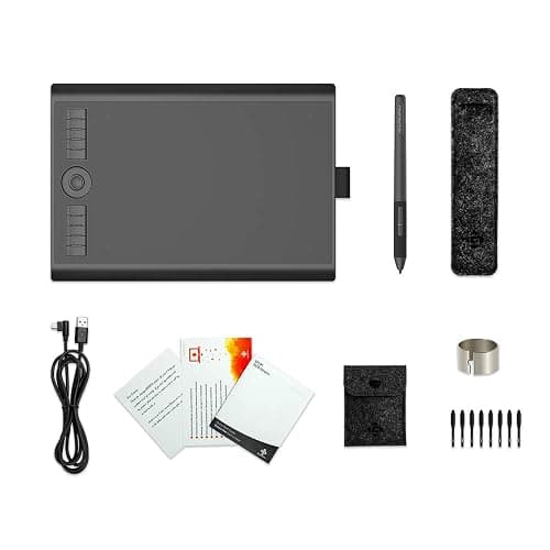 Drawing Tablet GAOMON M10K PRO 10 x 6.25 inches Large Graphic Tablet, Digital Art Tablet Supports Tilt & Radial Function with 10 Shortcut Keys, Battery-Free Stylus, Work with Mac, Windows & Android thumbnail 9