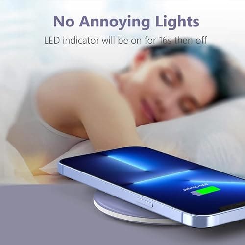 Yootech Wireless Charger,10W Max Wireless Charging Pad(No AC Adapter) | Compatible with iPhone 17/17 Pro/17 Pro Max/Air/16/15/14/13/SE 2022/12/11,Samsung Galaxy S25/S24/S23,for AirPods Pro 3 thumbnail 5