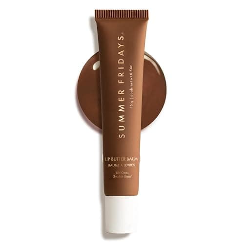 Summer Fridays Tinted Lip Butter Balm - Conditioning Vegan Lip Balm for Instant Moisture, Shine & Hydration - Sheer-Tinted, Soothing Skincare - Hot Cocoa (.5 Oz) - Image 1