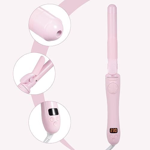 Layhou Automatic Curling Iron Porcelain Rotating Electric Curling Iron,Mothers Day Gifts, Automatic Hair Curler Big Wave Curls Hairdresser with Adjustable Heat Setting 100-230℃ thumbnail 6
