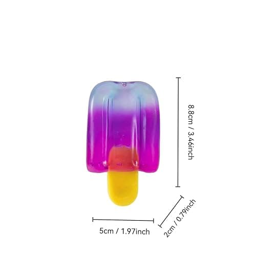 Ice Cream Squeeze Squishy,Summer Sensory Stress Relief,Malt Sugar Squishy Stress 2026 New Slow Rise Relief Fidget Sensory for Anxiety Stress Party Favors (C) thumbnail 3