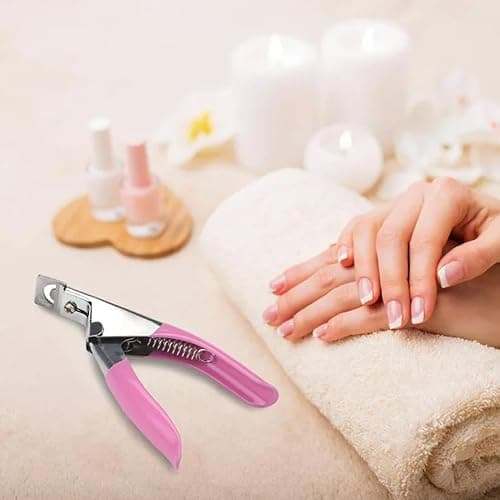 XPEX 1 Stück Falsche Nagelknipser Mit 10 Magneten Sizer, Tip Cutter, Professionelle Nagelknipser Gelnägel, Nagelknipser Trimmer Maniküre, Nagelknipser Für Künstliche Nägel(Rosa) thumbnail 6