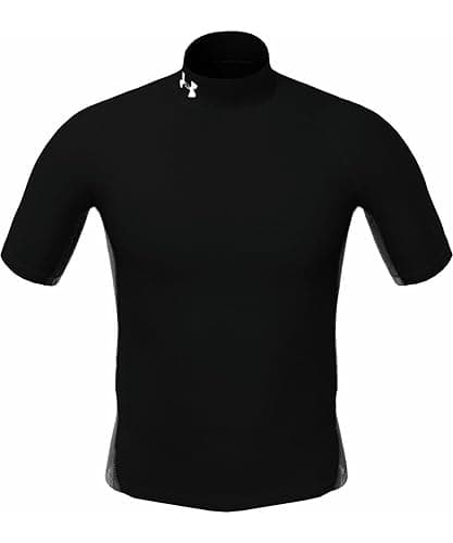 Under Armour Mens HeatGear Armour Comp Mock Short Sleeve T-Shirt thumbnail 7