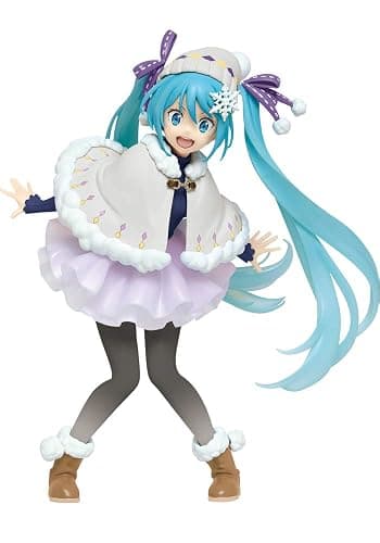 Taito Original Winter Clothes 6.2" Hatsune Miku Action Figure (Renewal Version) - Image 1