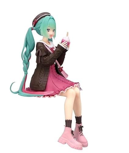 Hatsune Miku Noodle Stopper PVC Statue Autumn Date Pink Colour Various 14 cm thumbnail 3
