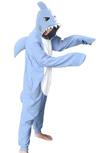 WOTOGOLD Animal Cosplay Costume Shark Adult Pajamas - Image 1
