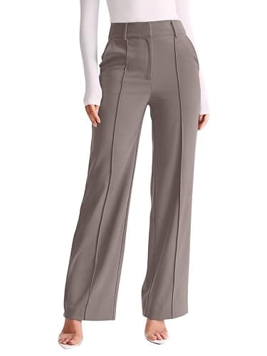 NIMIN High Waisted Work Pants for Women Wide Leg Dressy Pants Business Casual Trousers 2025 Summer Slacks with Pockets thumbnail 6