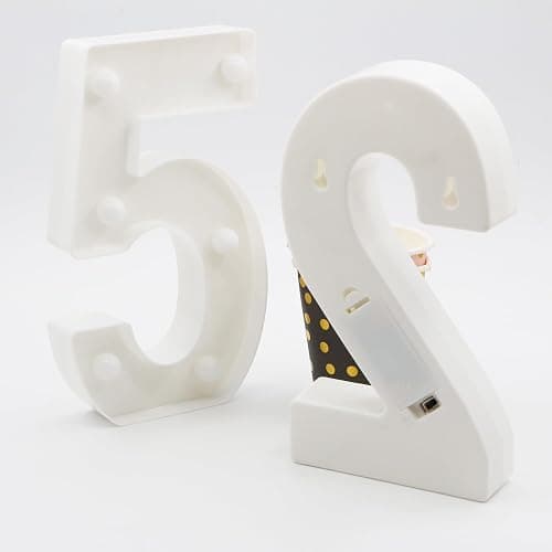 H: 7.88 Inches Light Up Numbers 16 Sign for Party Decor, Happy 16th Birthday Decorations for Boys, Sweet 16 Party Centerpieces Table Decorations for Girls thumbnail 4